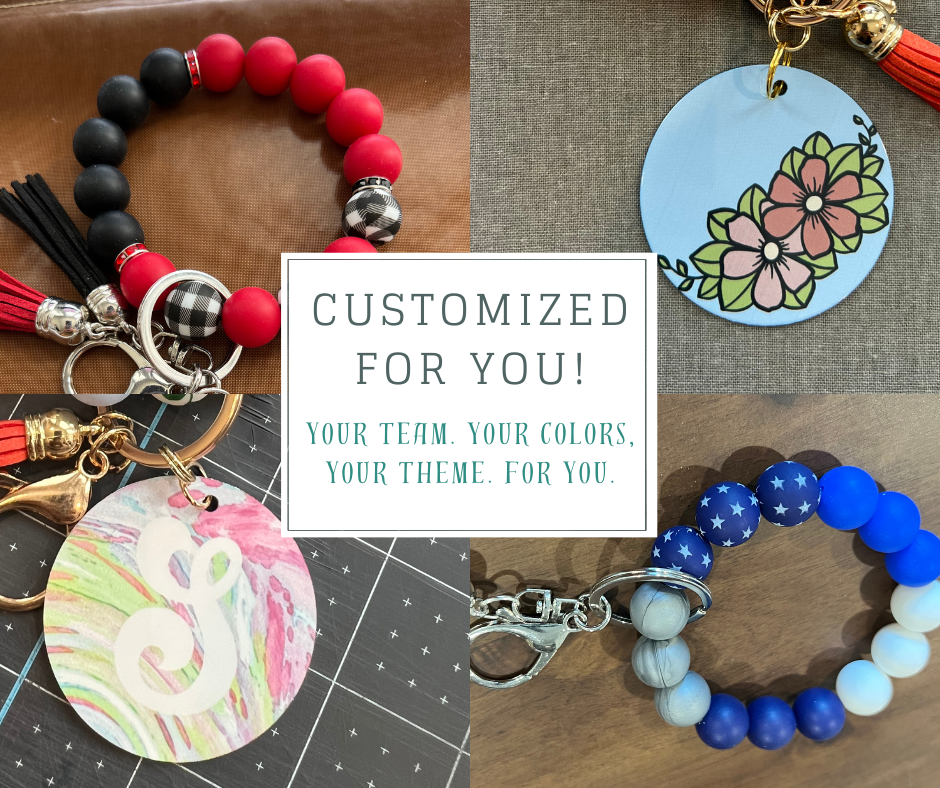 Custom Keychain Wristlet