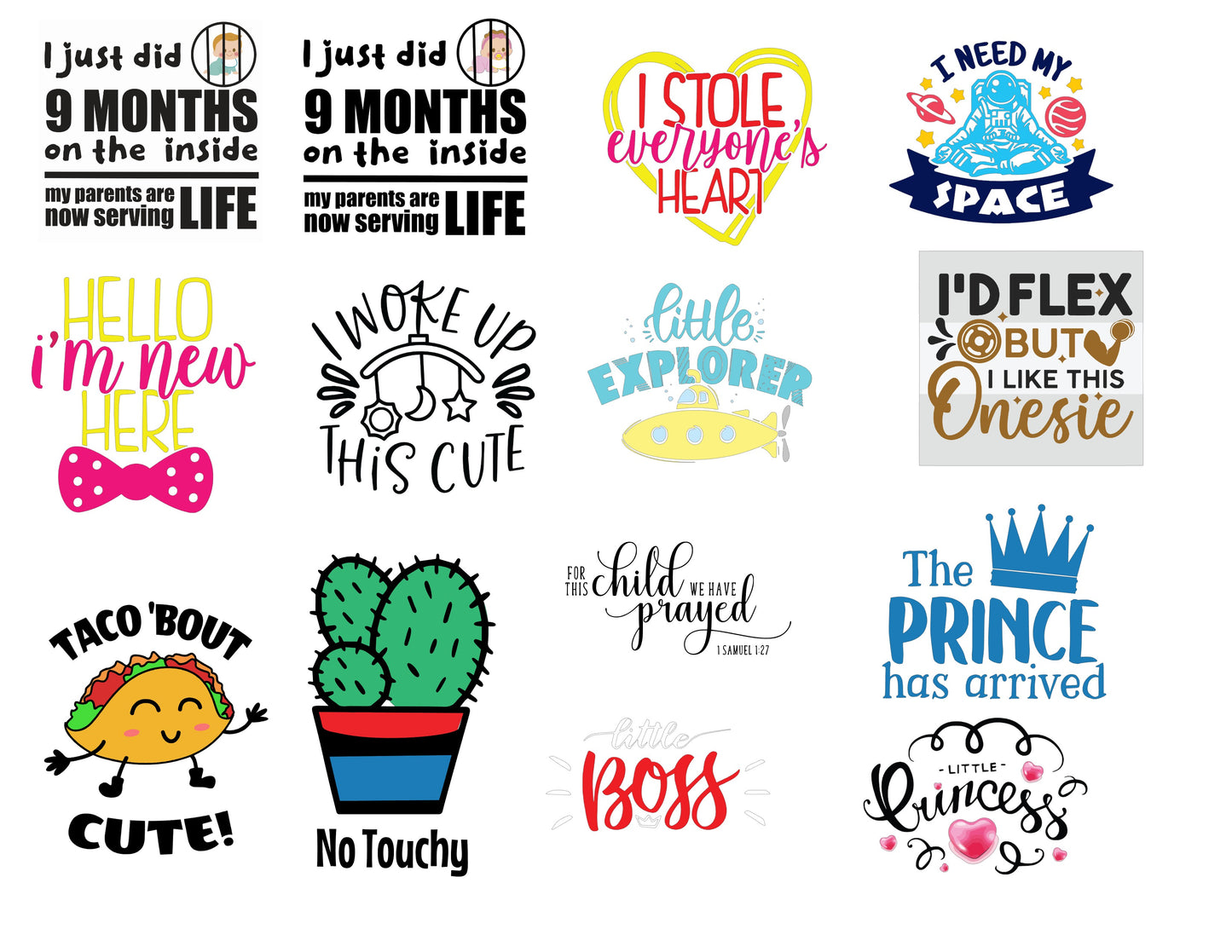 Baby Bibs - Set 1