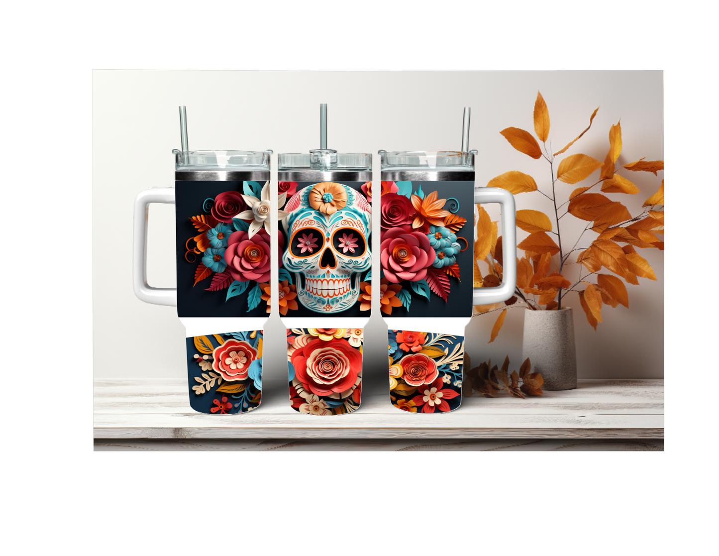 Skull & Floral
