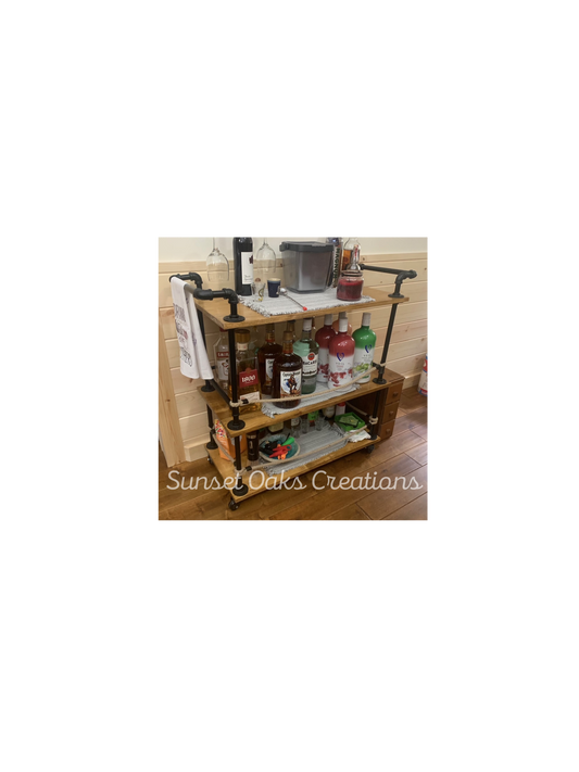 Rolling Bar Cart