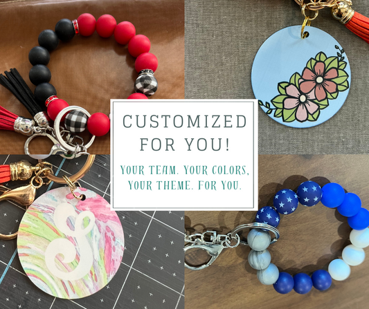 Custom Keychain Wristlet