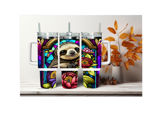 Stained Glass Sloth